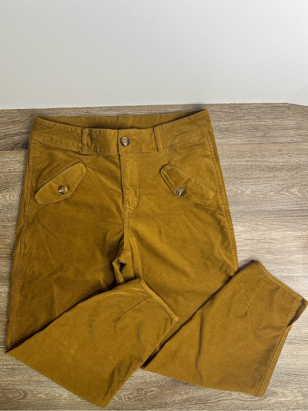 Kut From The Kloth High Rise Crop Straight Leg Corduroy Pants Women’s Size 8
